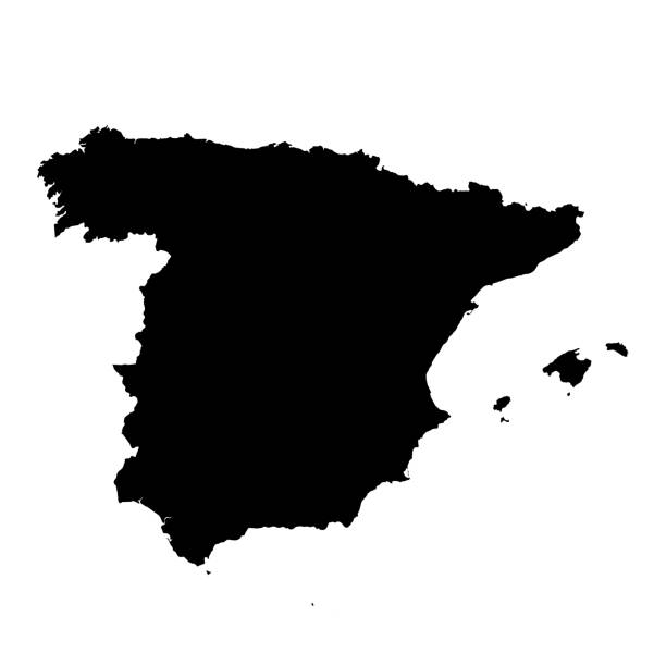 ESPAÑA SILUETA NEGRA
